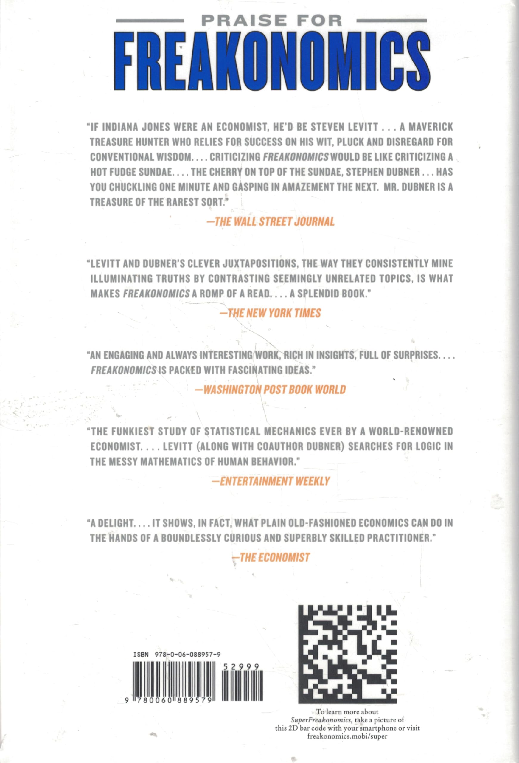 Super Freakonomics: Global Cooling, Patriotic Prostitutes, and Why Suicide Bombers Should Buy Life Insurance used book depot