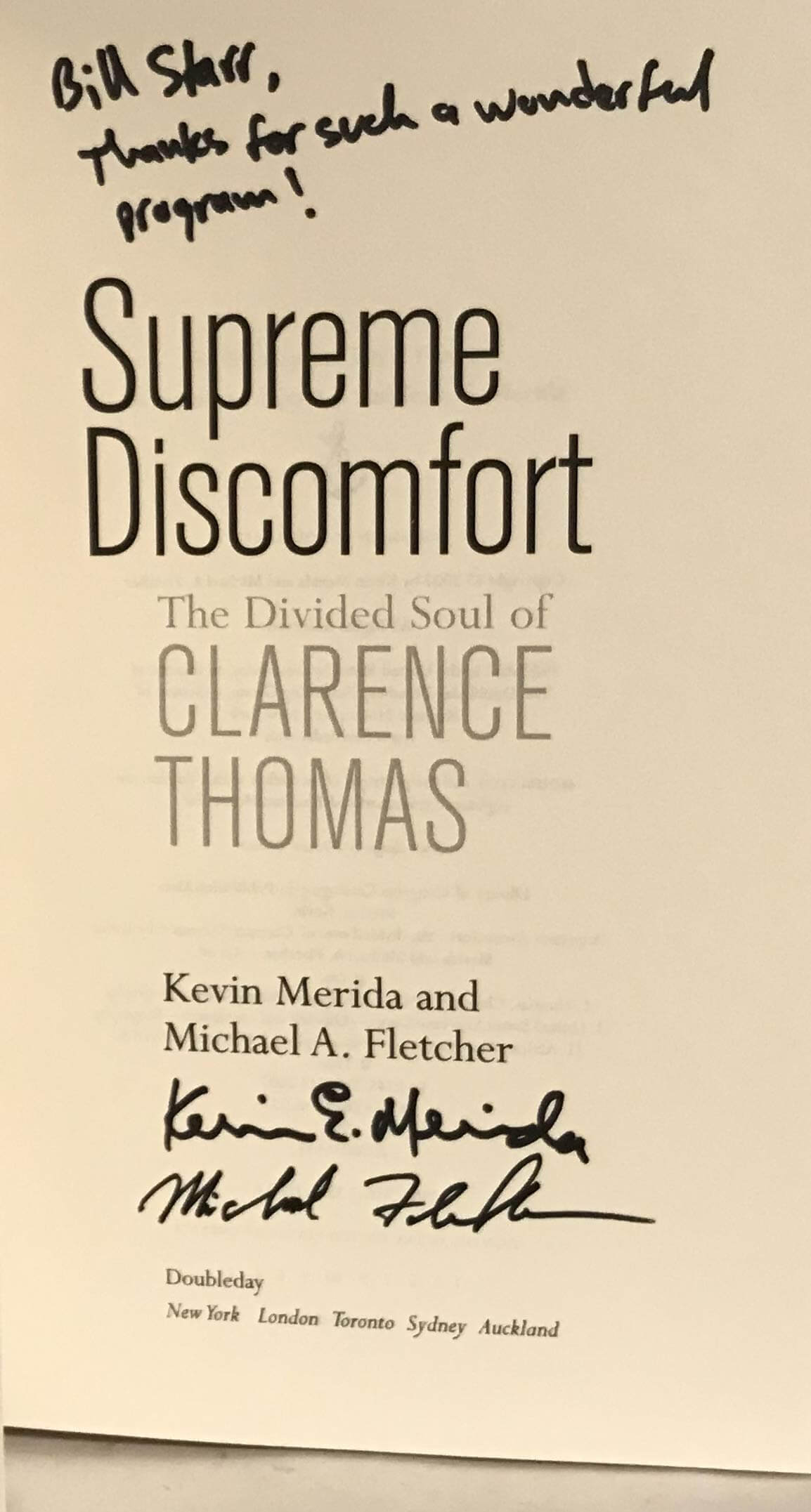 Supreme Discomfort: The Divided Soul of Clarence Thomas used book depot