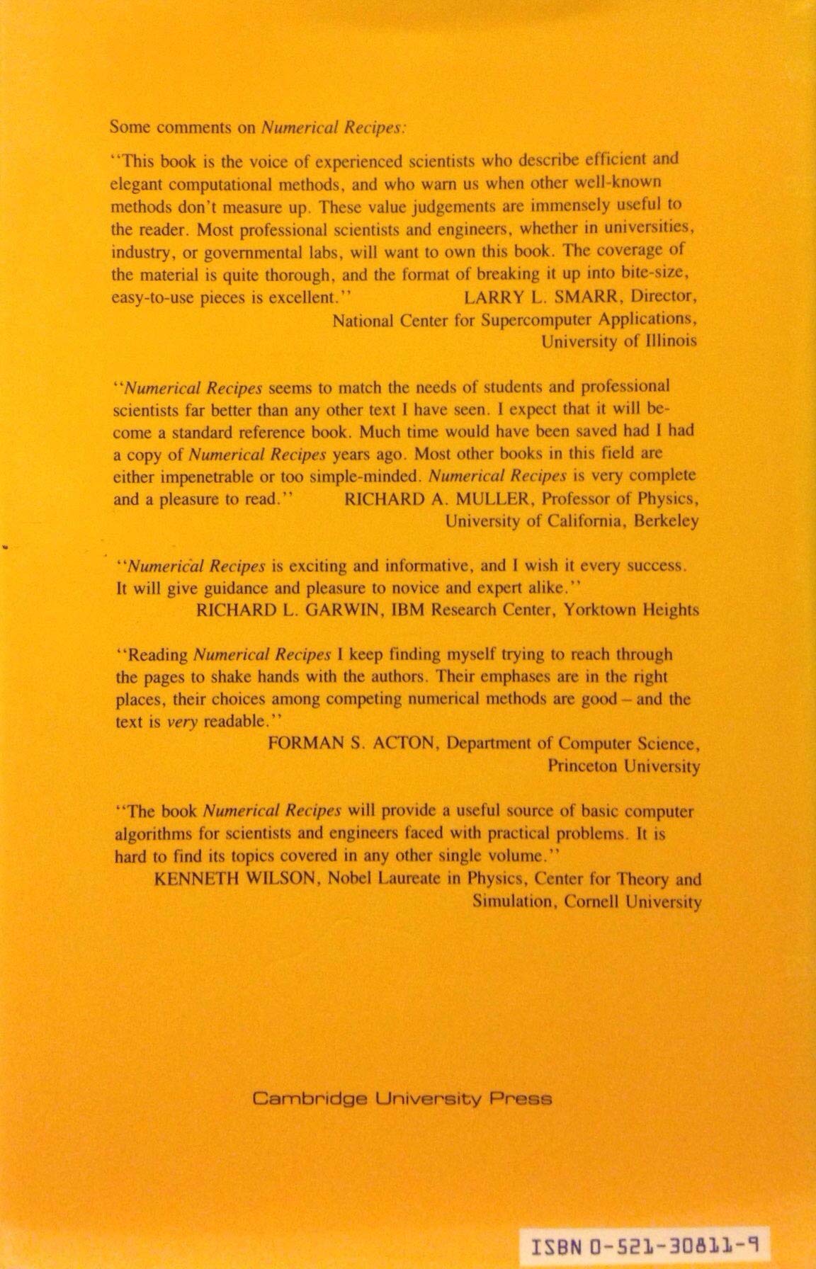 Numerical Recipes: The Art of Scientific Computing used book depot