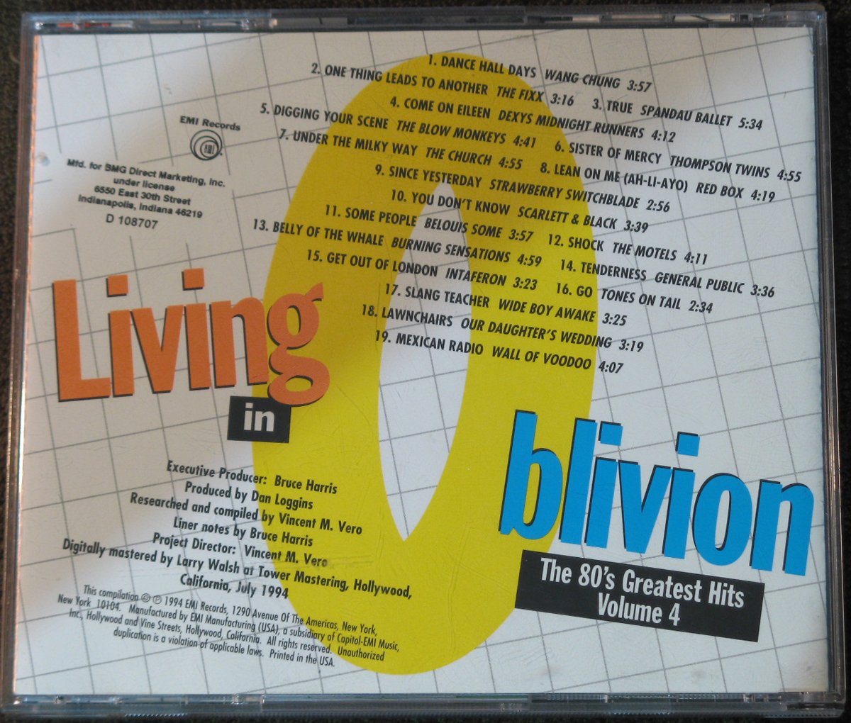 Living In Oblivion : The 80's Greatest Hits, Vol. 4 used book depot