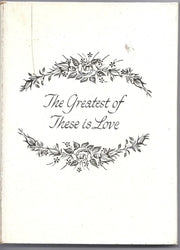 The Greatest of These is Love used book depot