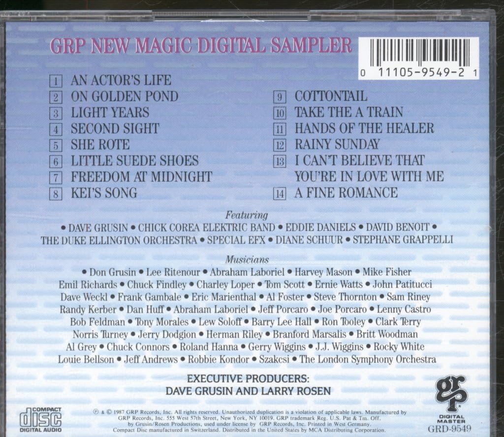 GRP New Magic Digital Sampler used book depot