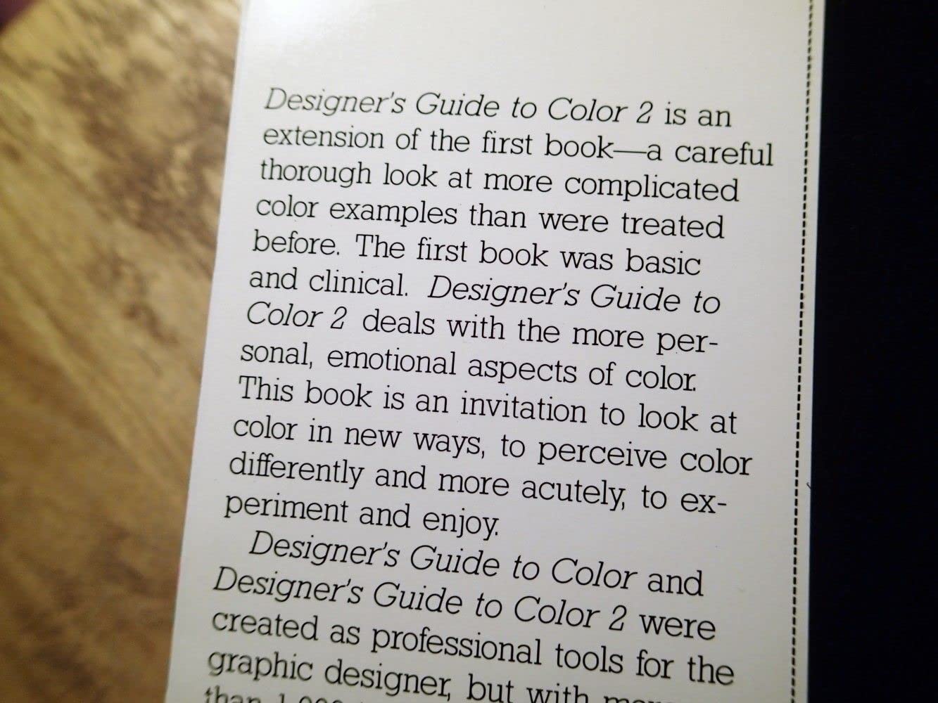 Designer's Guide to Color 2 used book depot