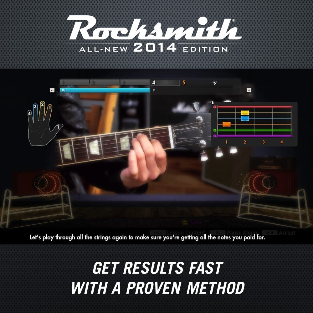 Rocksmith 2014 Edition - Playstation 3 (Cable Included) used book depot