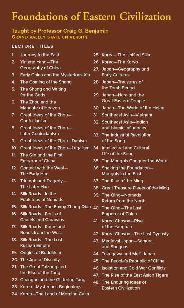 Foundations of Eastern Civilization used book depot