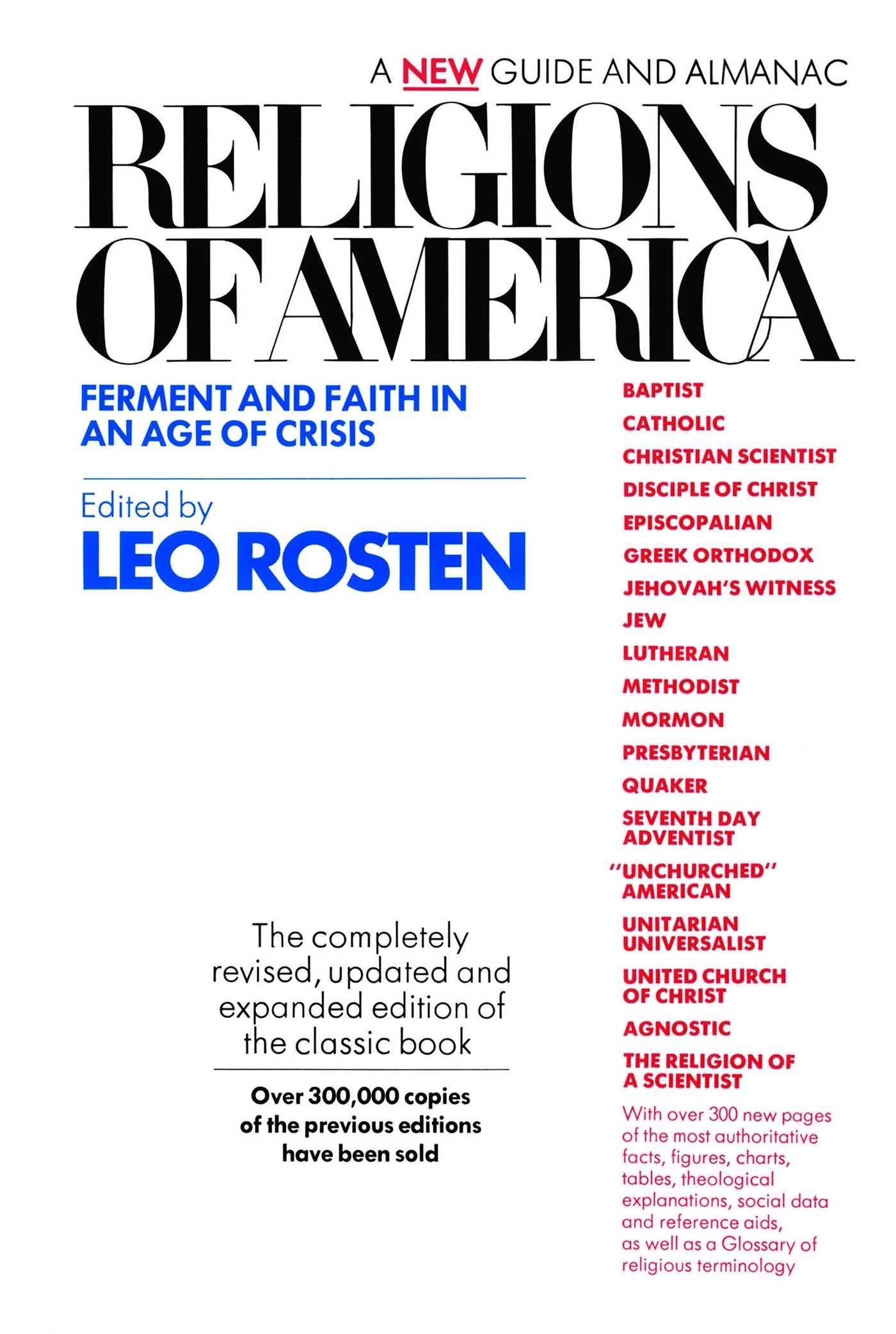 Religions of America used book depot