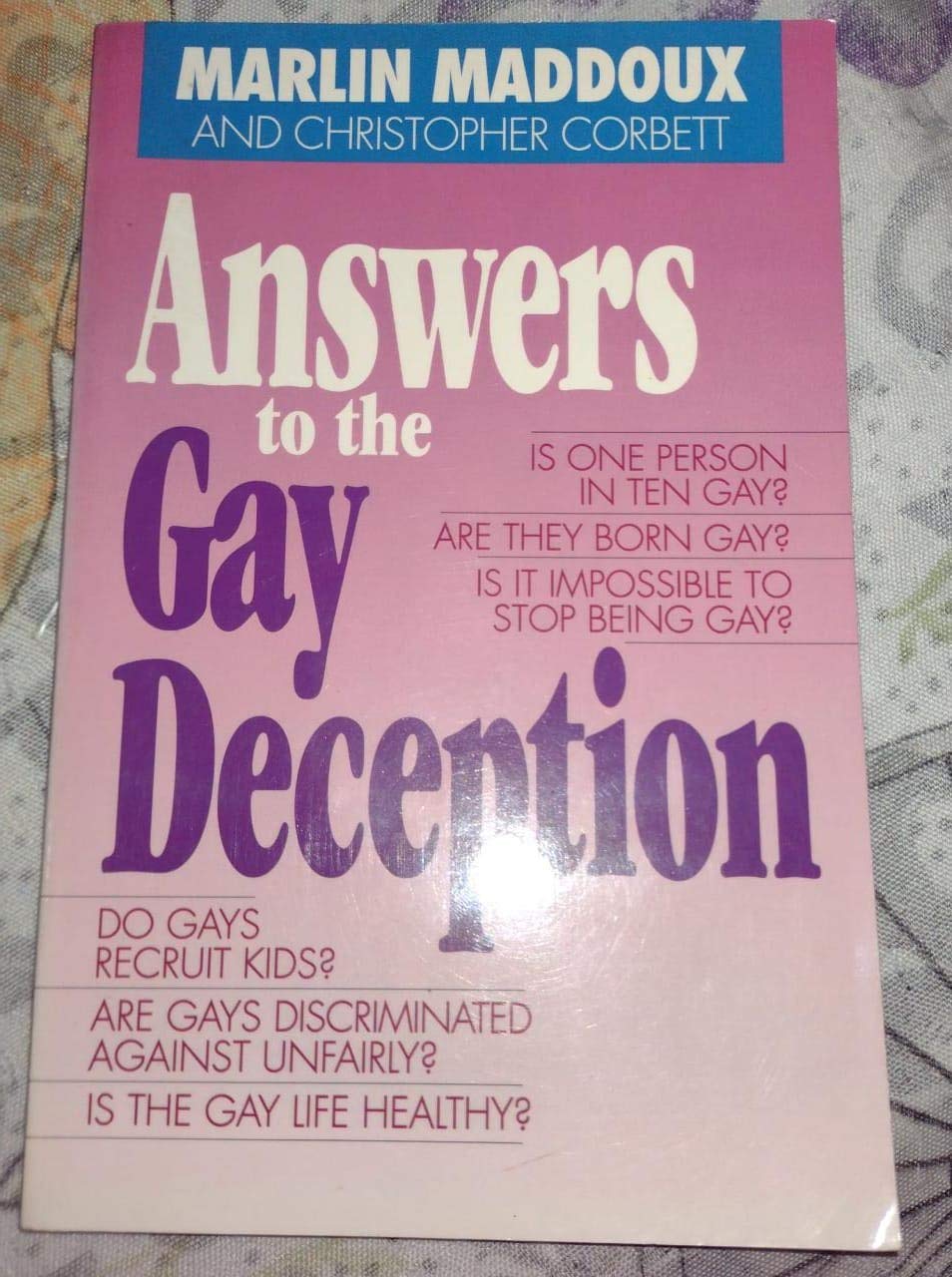 Answers to the Gay Deception used book depot