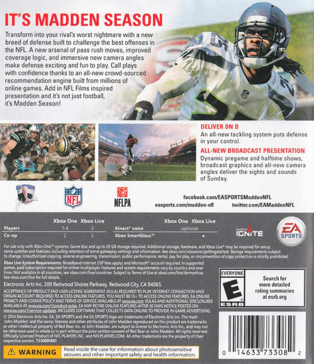 Madden NFL 15 - Xbox One used book depot
