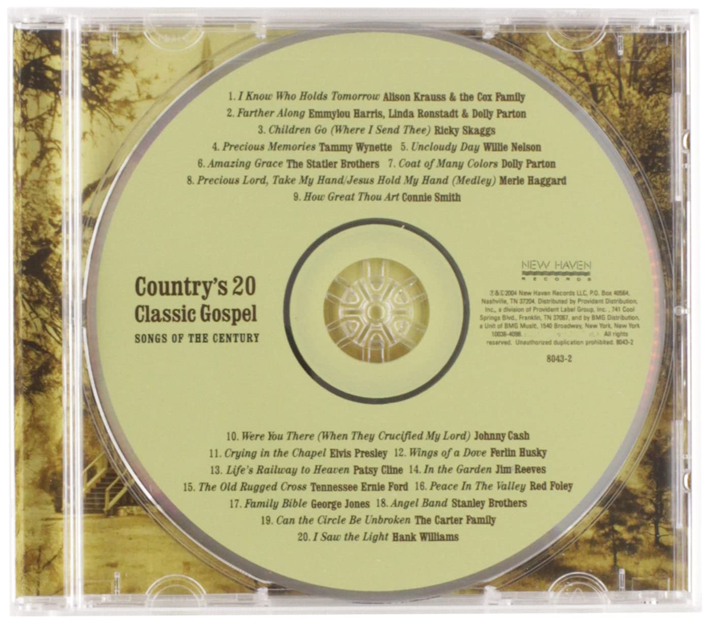 Country's Top 20 Gospel Songs Of The Century used book depot