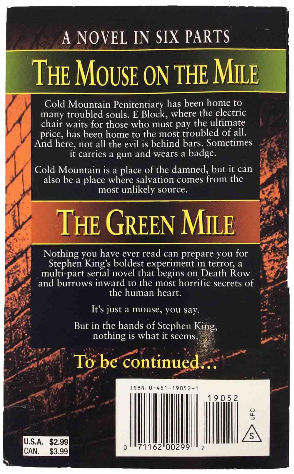 The Mouse on the Mile (The Green Mile, Part 2) used book depot