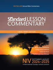 NIV® Standard Lesson Commentary® Large Print Edition 2024-2025 used book depot