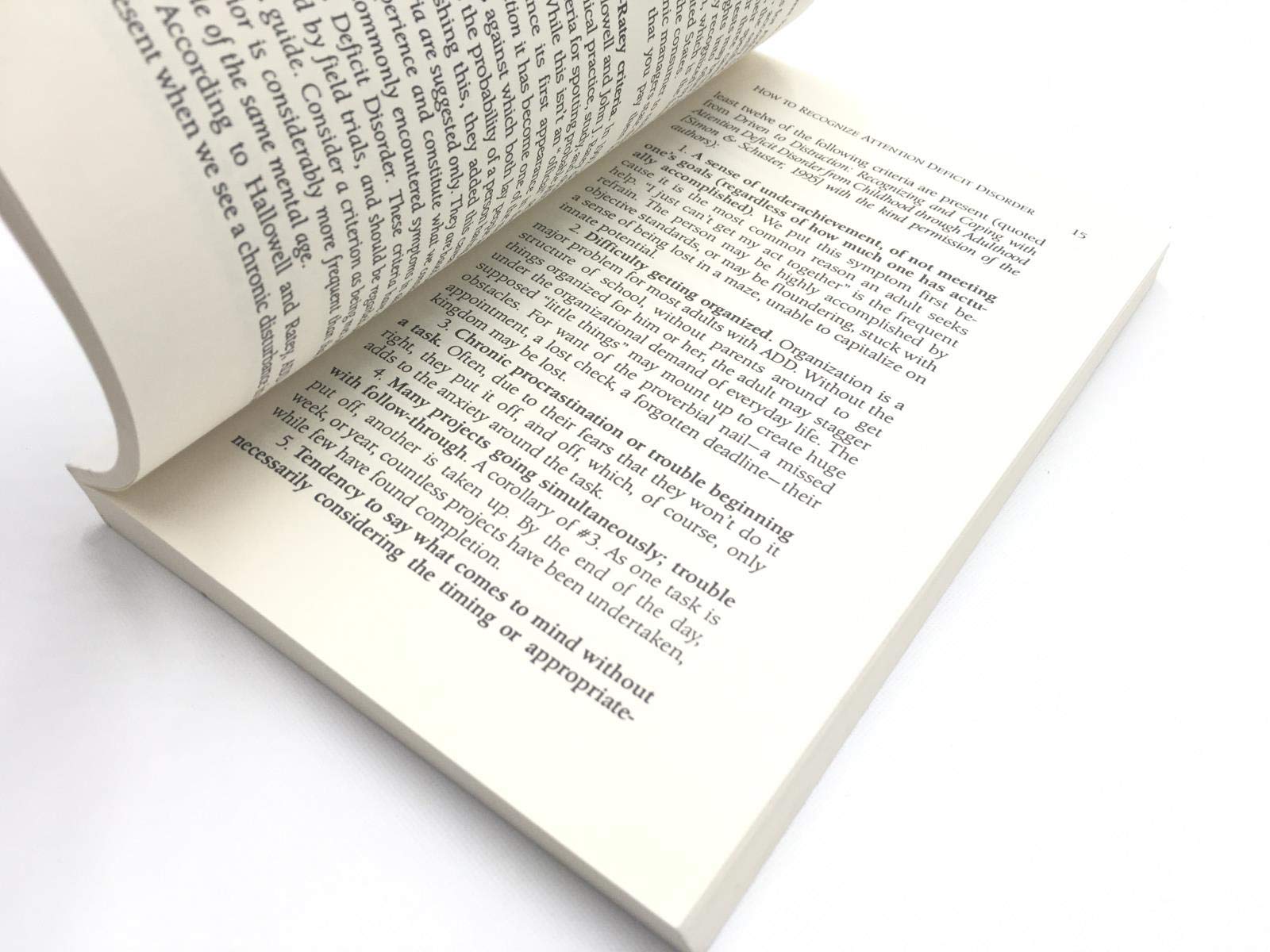 Attention Deficit Disorder: A Different Perception used book depot
