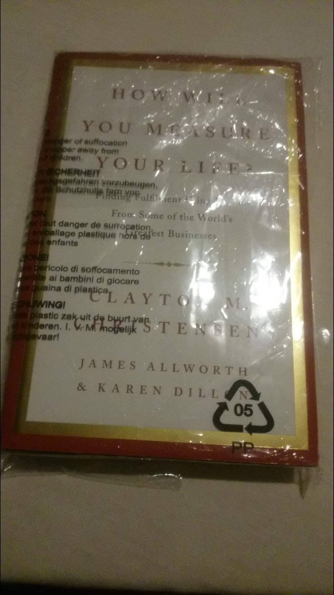 How Will You Measure Your Life? used book depot