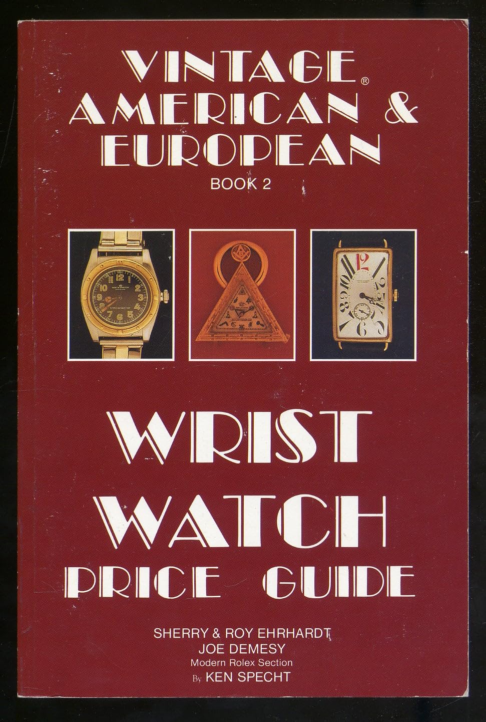 Vintage American and European Wrist Watch Price Guide/Book 2 used book depot