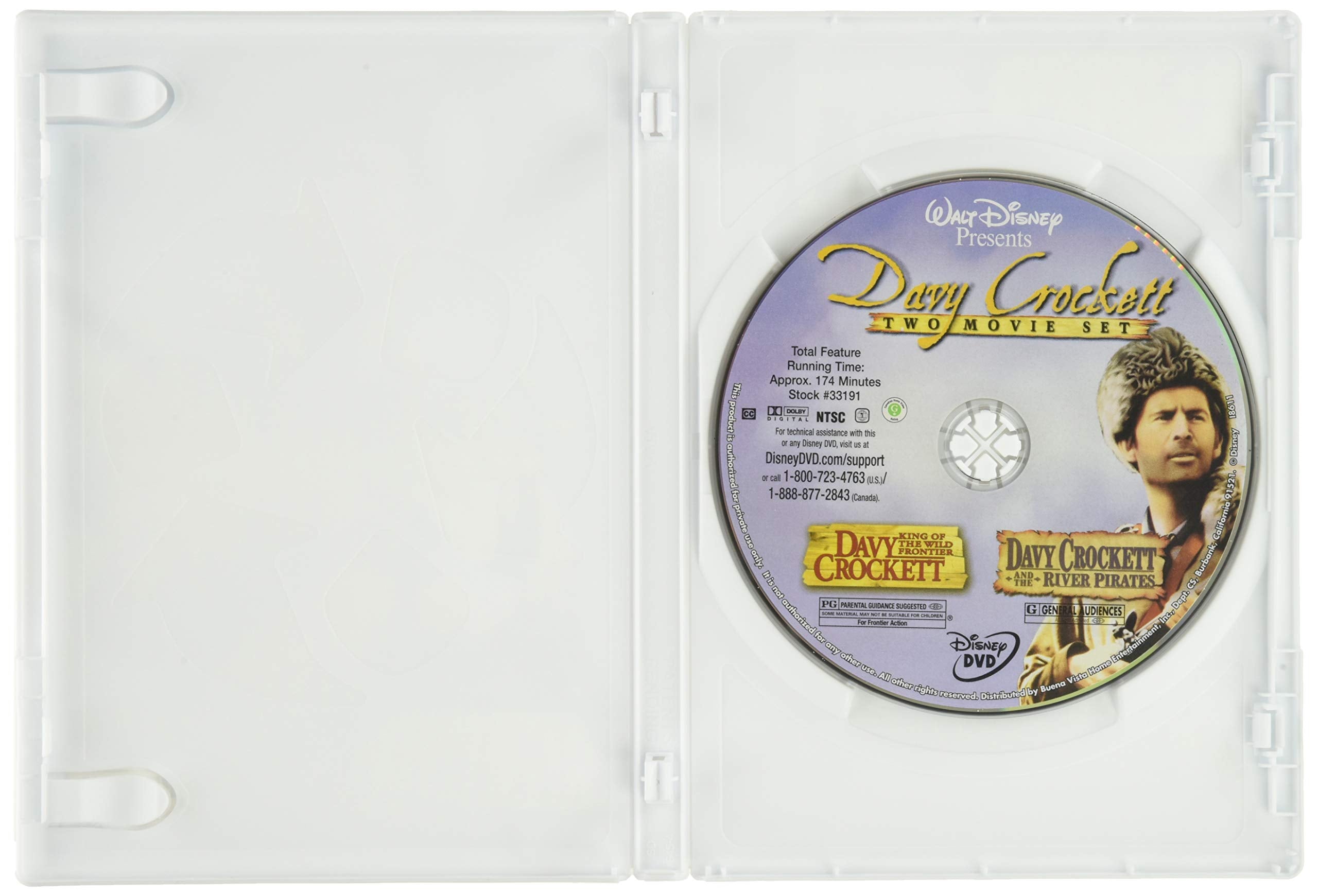 Davy Crockett -Two Movie Set used book depot