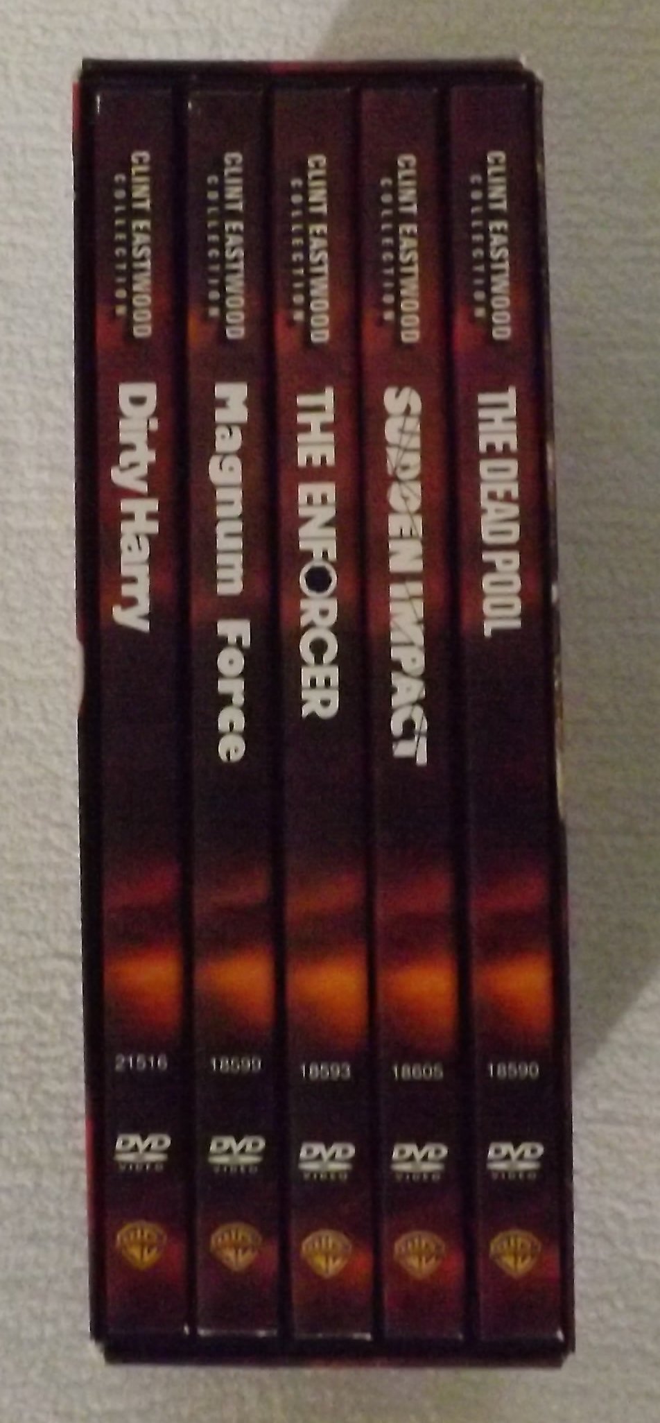 The Dirty Harry Collection (Dirty Harry/Magnum Force/The Enforcer/Sudden Impact/The Dead Pool) [DVD] used book depot