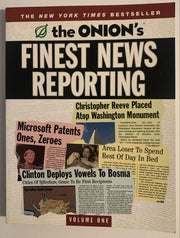 The Onion's Finest News Reporting, Volume 1 used book depot