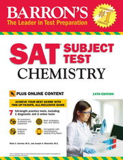 SAT Subject Test: Chemistry with Online Tests used book depot