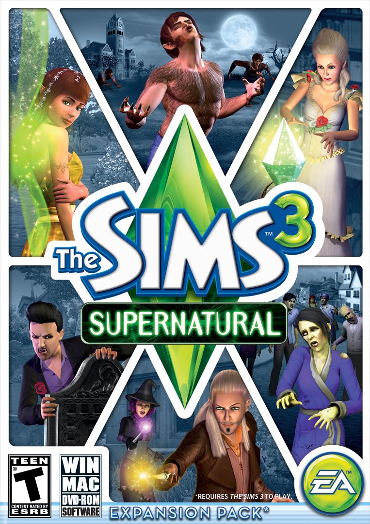 The Sims 3 Supernatural used book depot