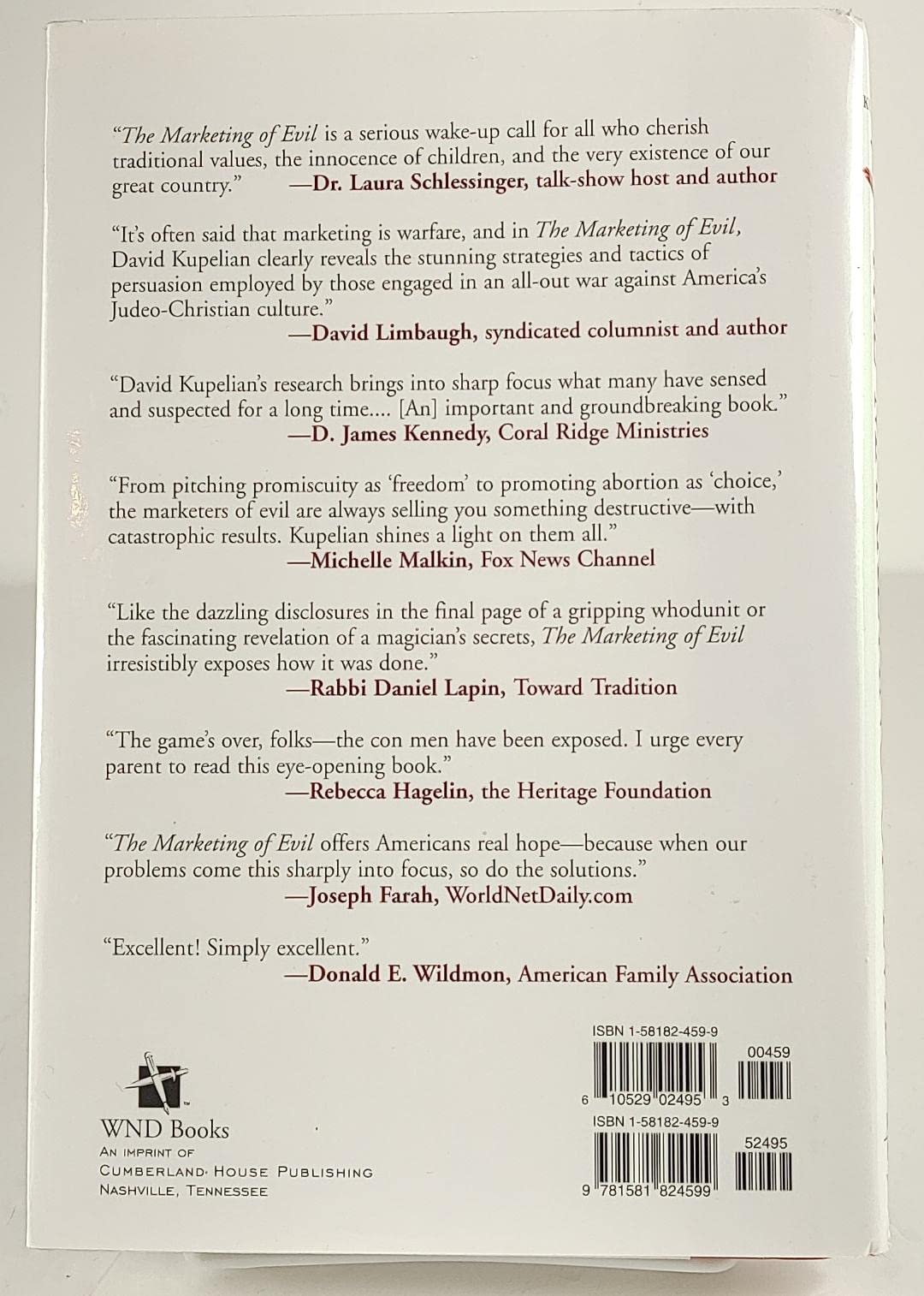 The Marketing of Evil: How Radicals, Elitists, and Pseudo-Experts Sell Us Corruption Disguised As Freedom used book depot