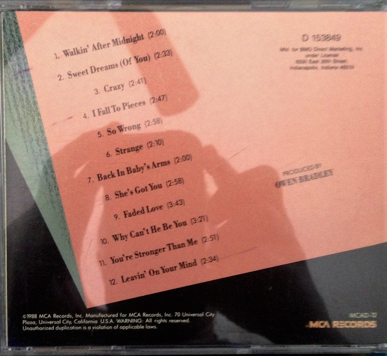 Patsy Cline - 12 Greatest Hits used book depot