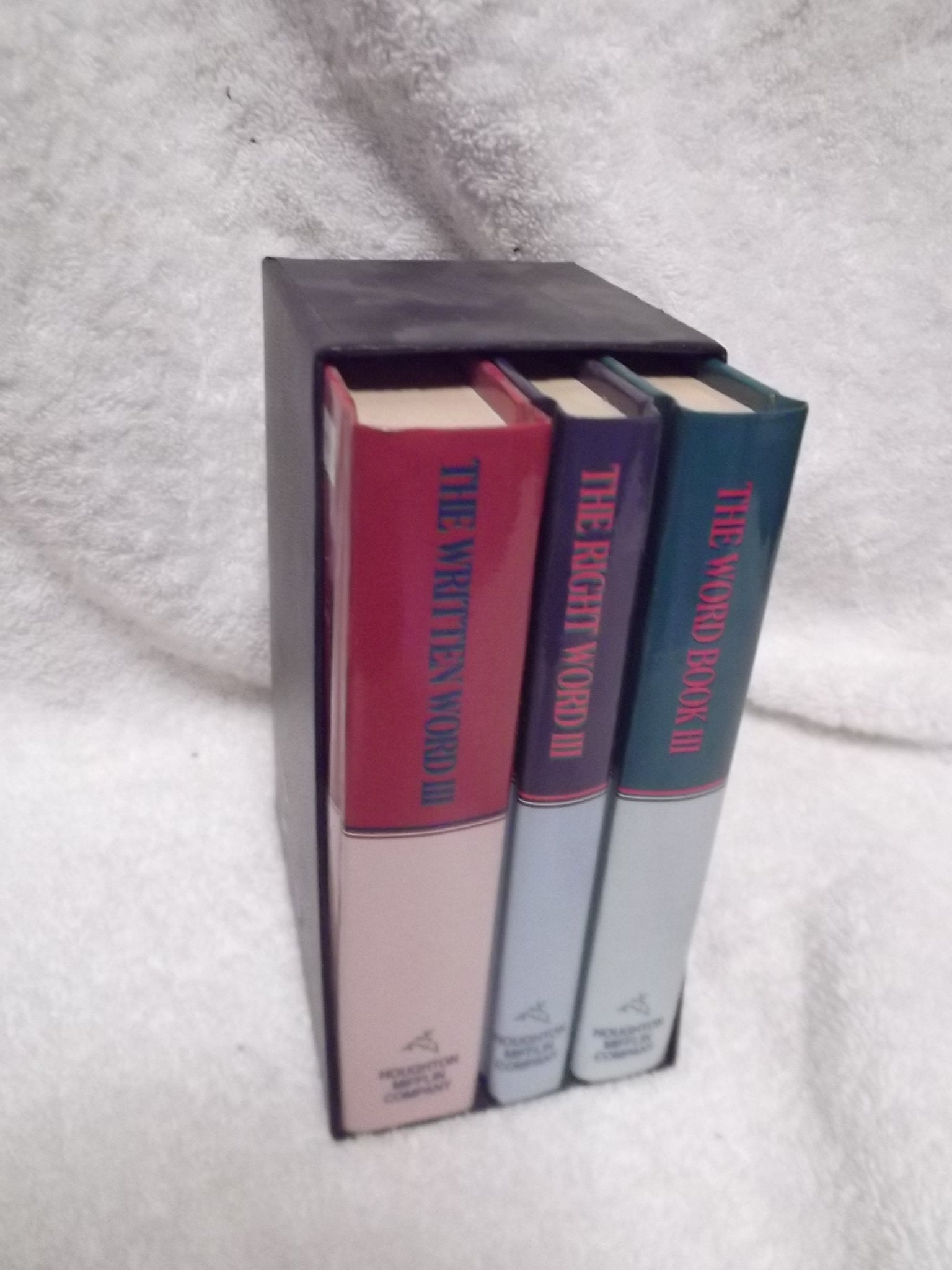 The Right Word III, The Written Word III, The Word Book III (3 Book Set in Case) used book depot