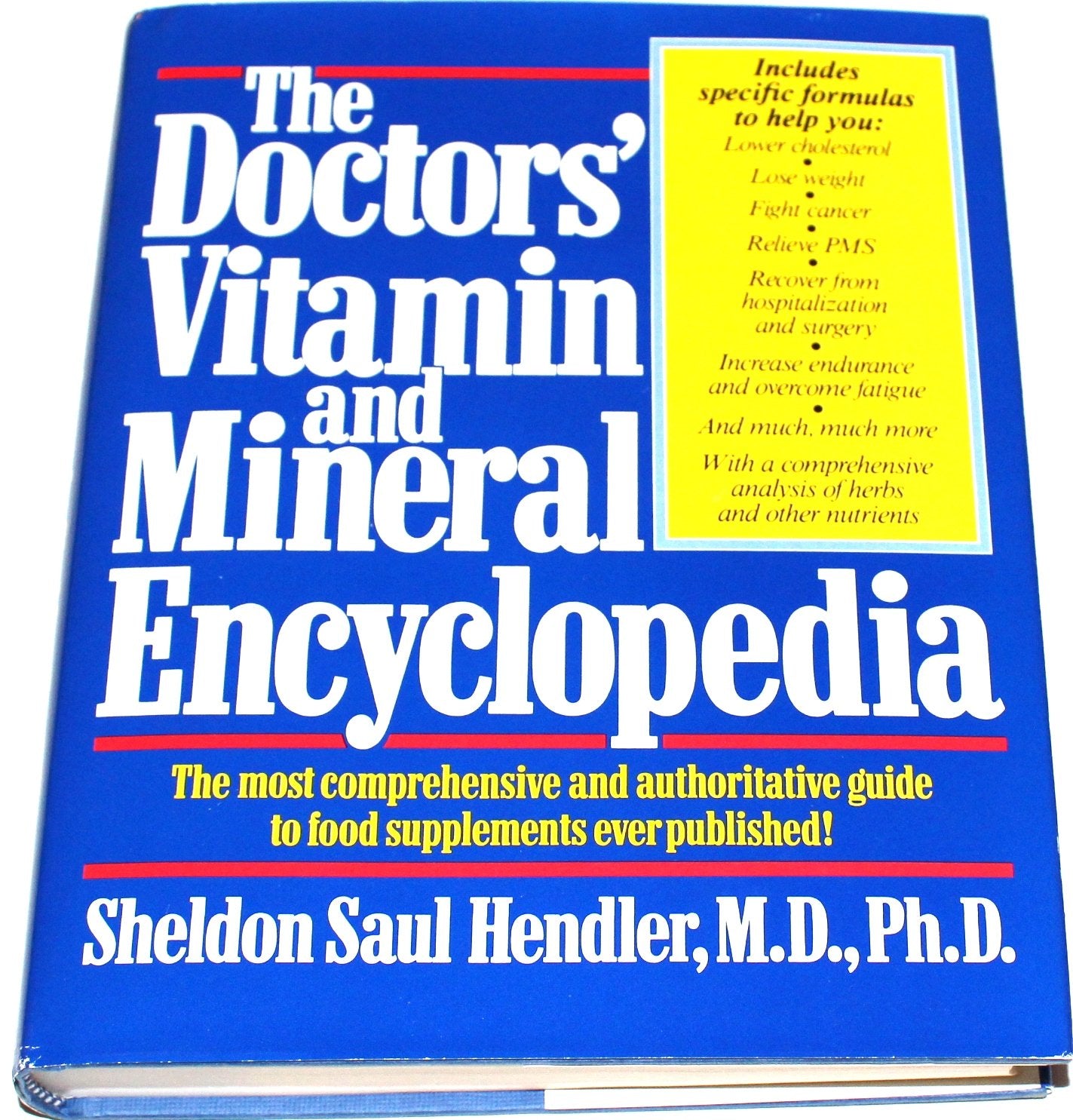 The Doctors' Vitamin and Mineral Encyclopedia used book depot