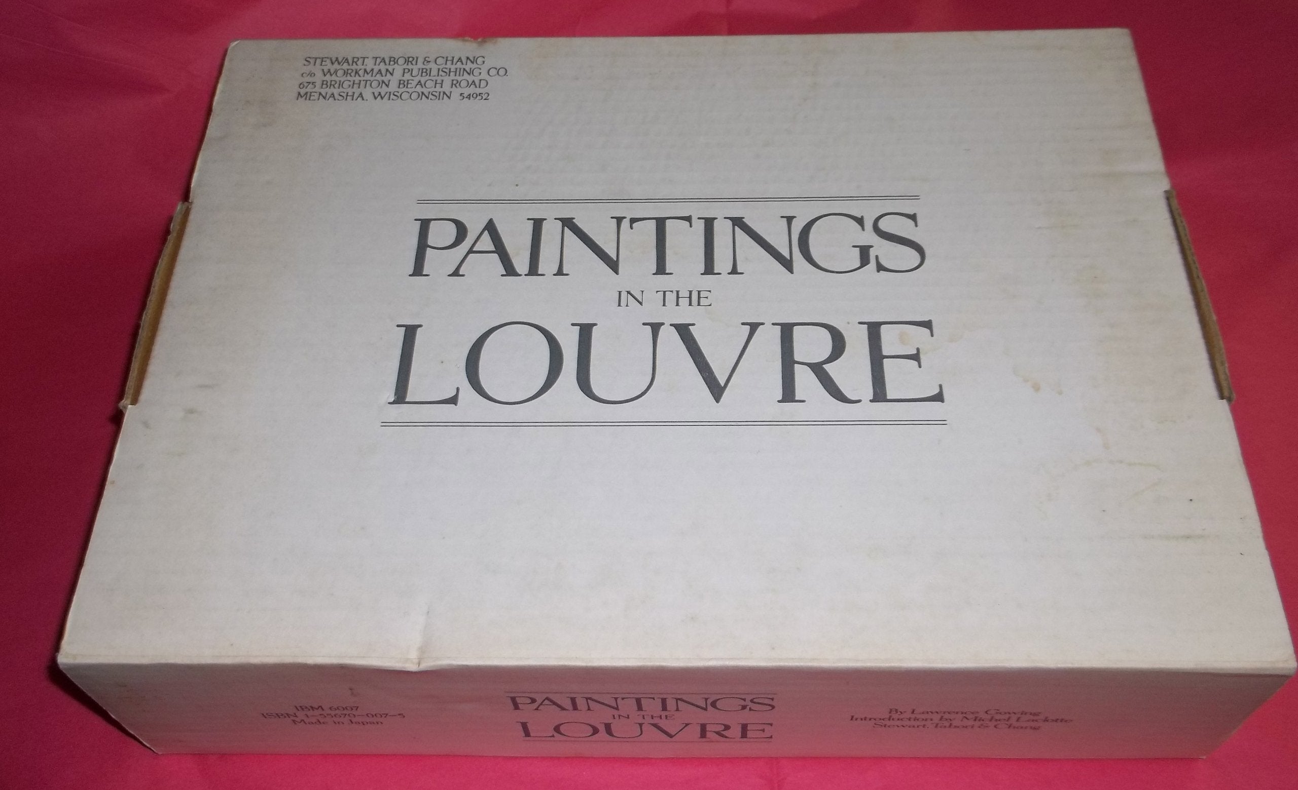 Paintings in the Louvre used book depot