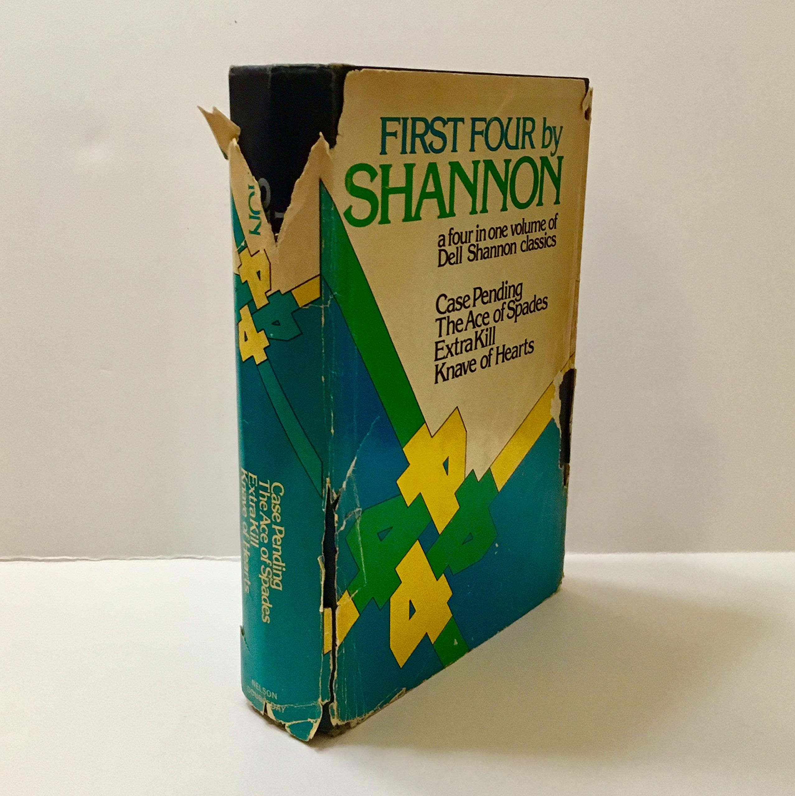 First Four By Shannon: Case Pending, The Ace of Spades, Extra Kill, & Knave of Hearts used book depot