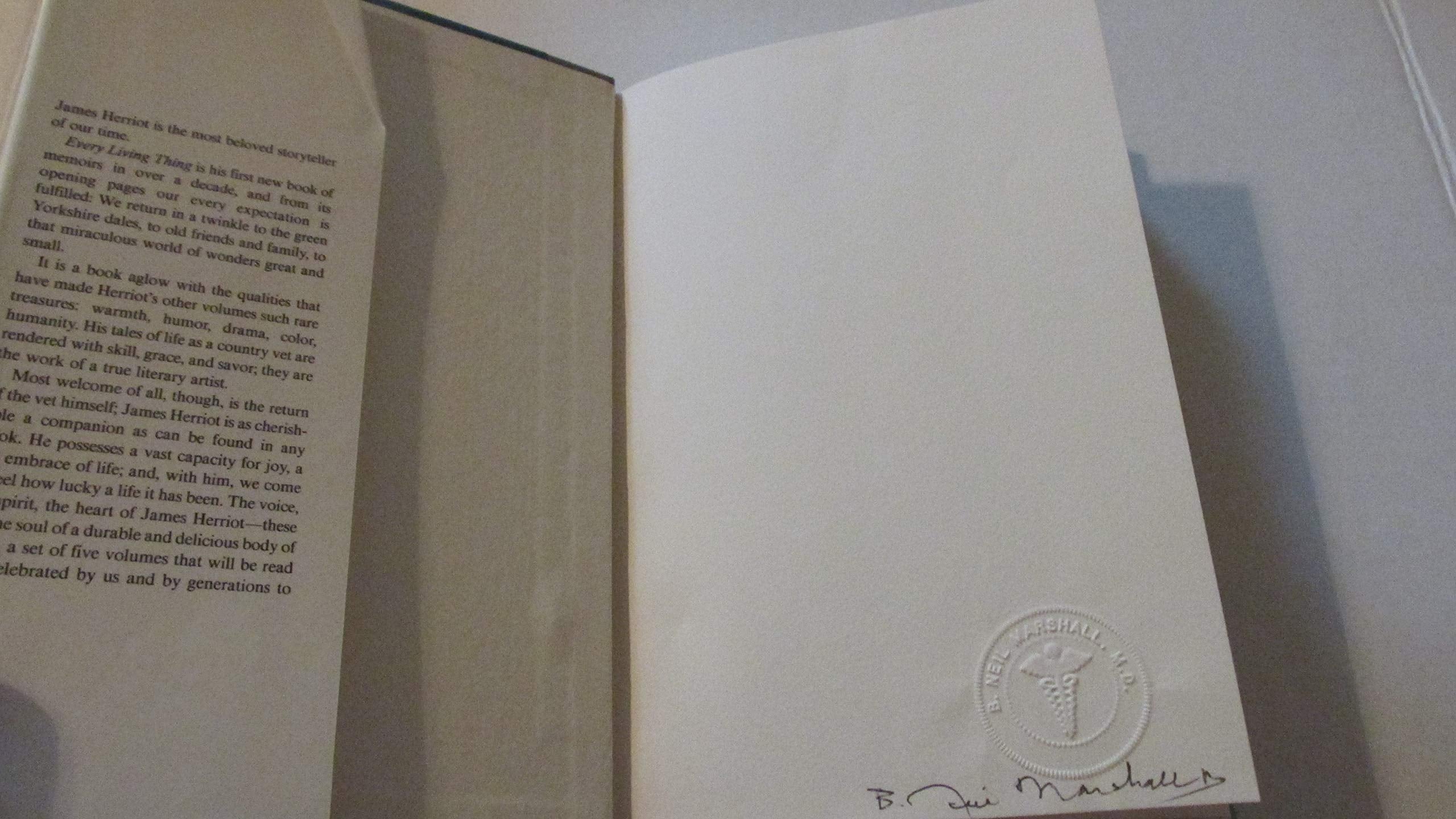 Every Living Thing by James Herriot (1992-09-01) used book depot