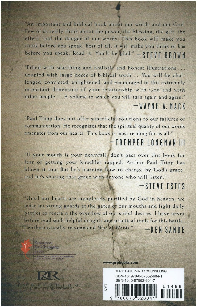 War of Words: Getting to the Heart of Your Communication Struggles (Resources for Changing Lives) used book depot
