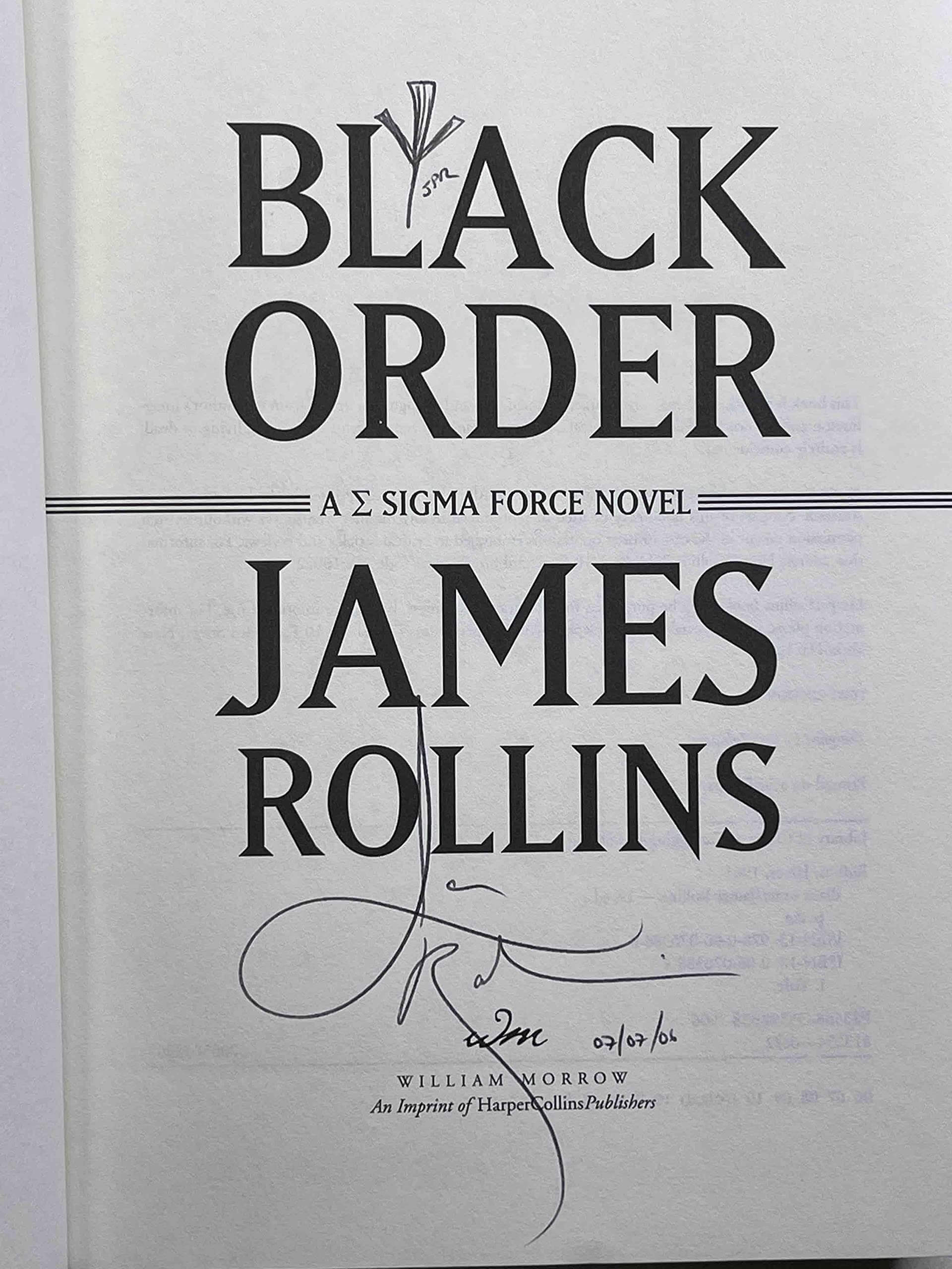 Black Order: A Sigma Force Novel used book depot