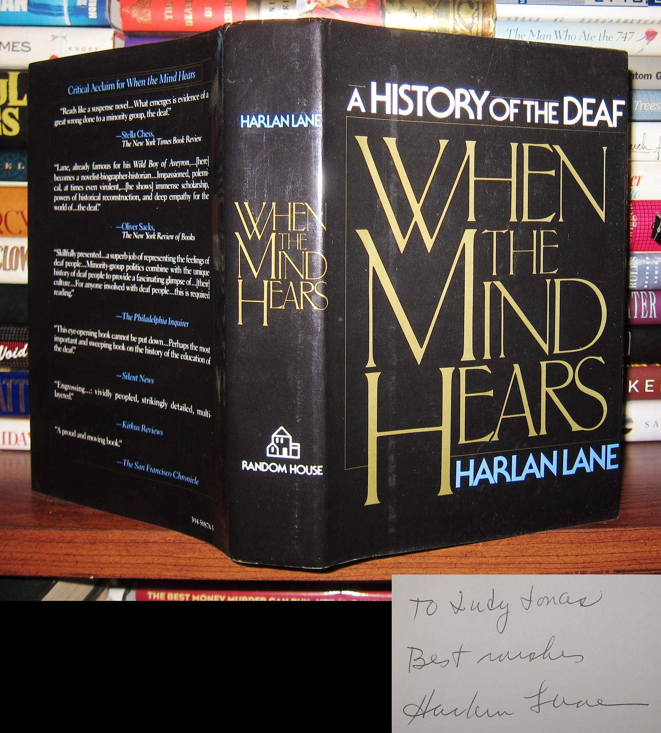 When the Mind Hears: A History of the Deaf used book depot
