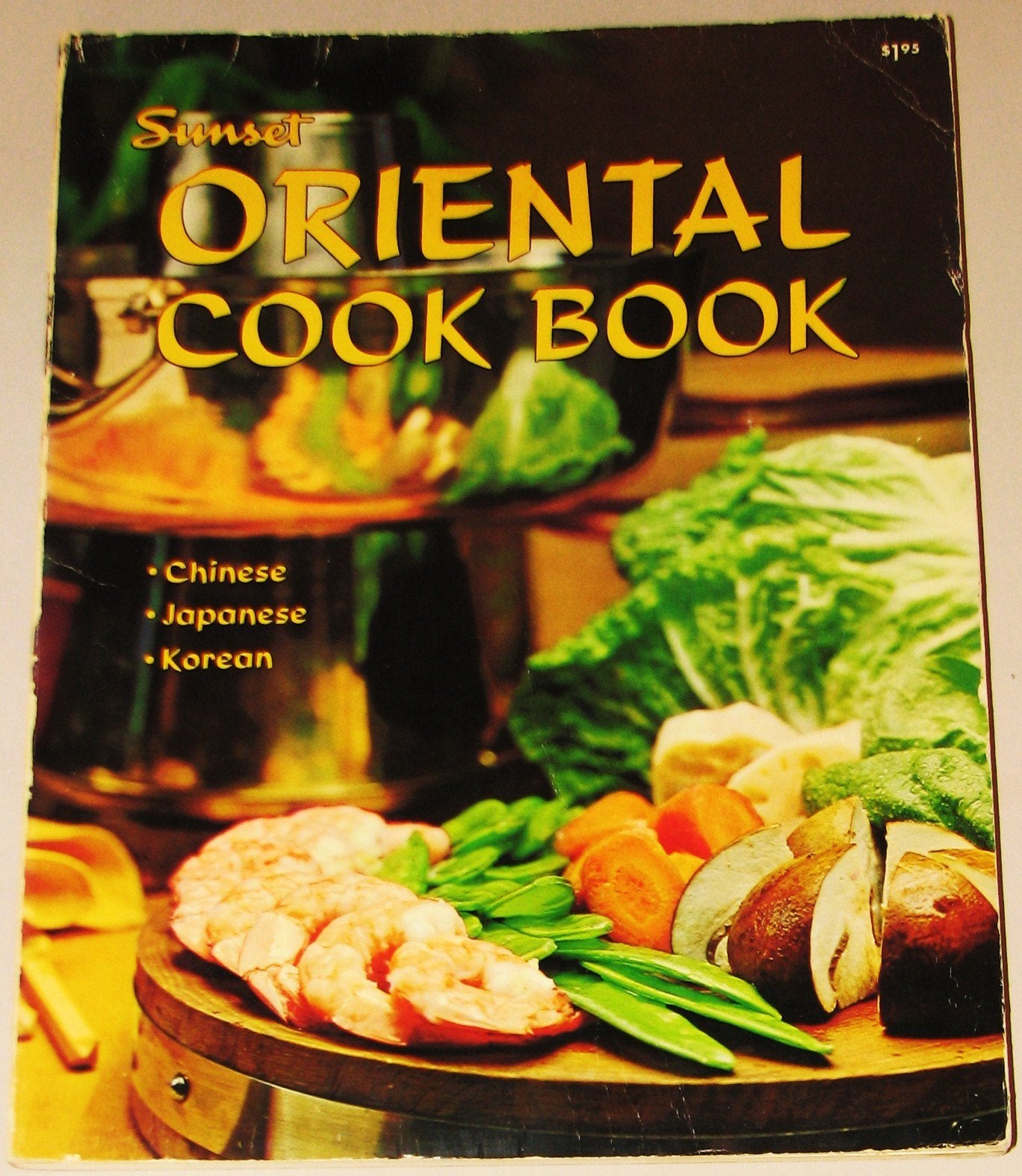 Sunset Oriental Cook Book * Chinese Japanese Koreanj used book depot