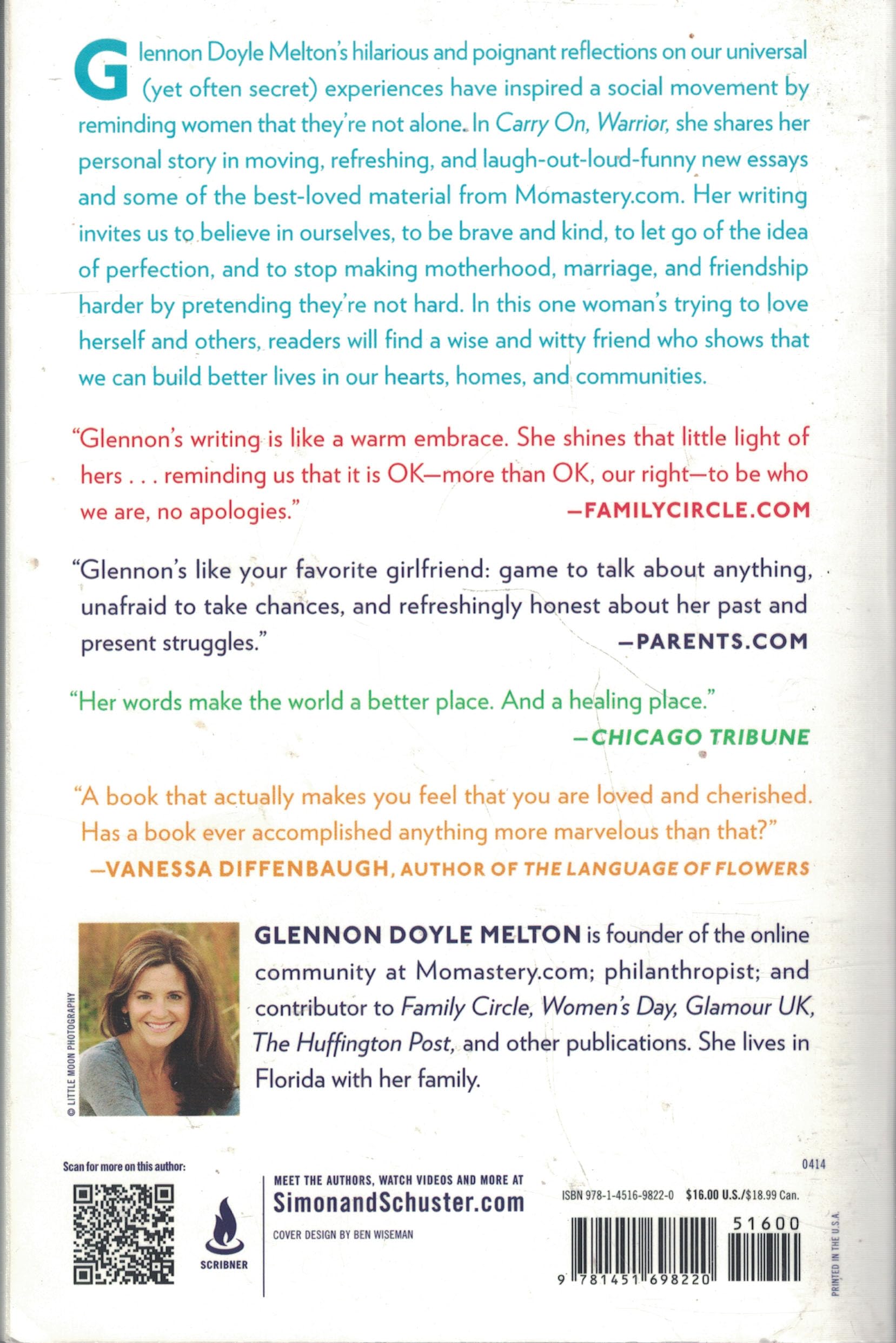 Carry On, Warrior: The Power of Embracing Your Messy, Beautiful Life used book depot