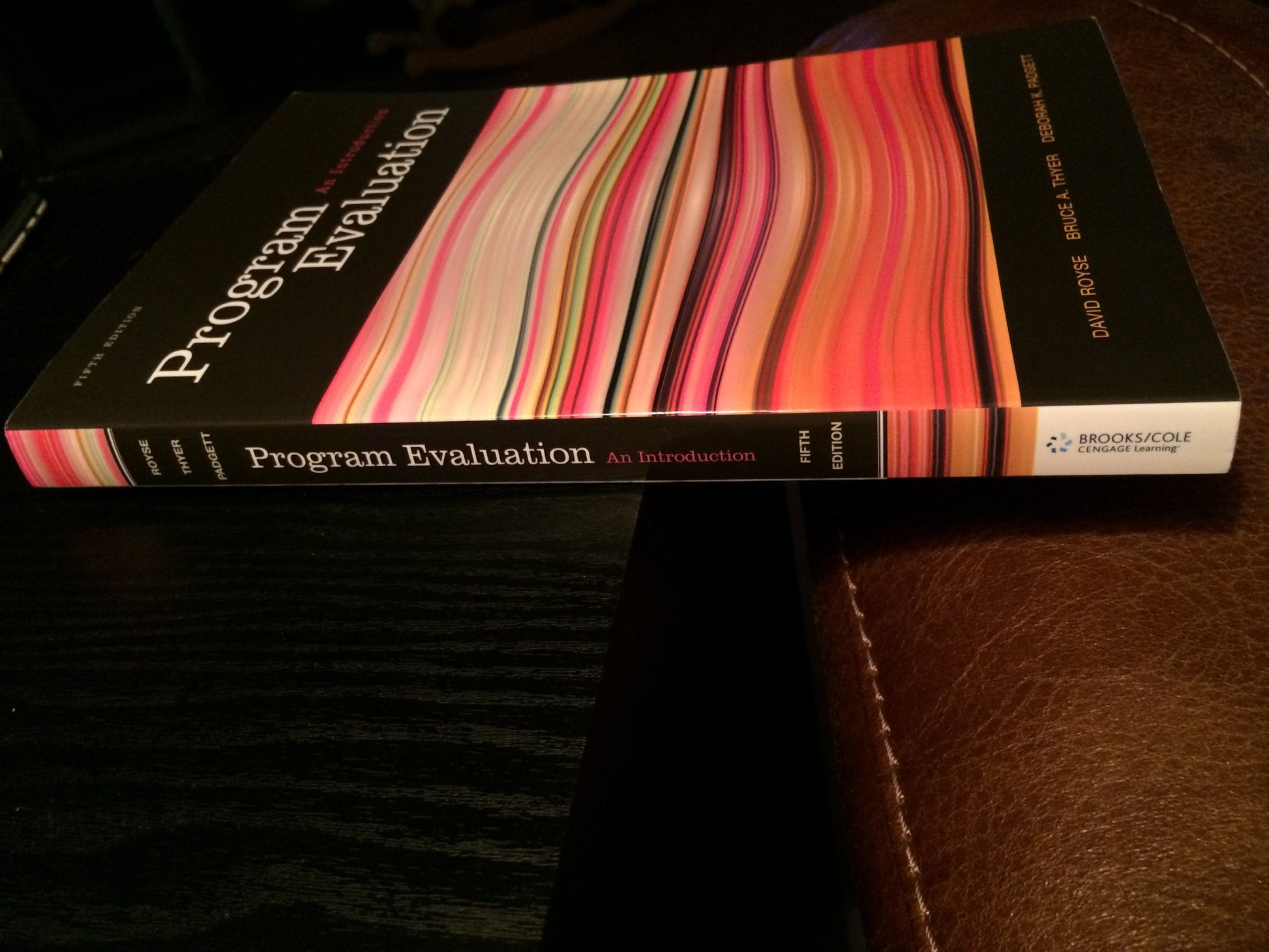 Program Evaluation: An Introduction, 5th Edition used book depot
