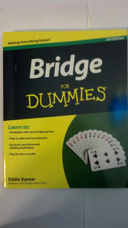 Bridge For Dummies: Third Edition used book depot