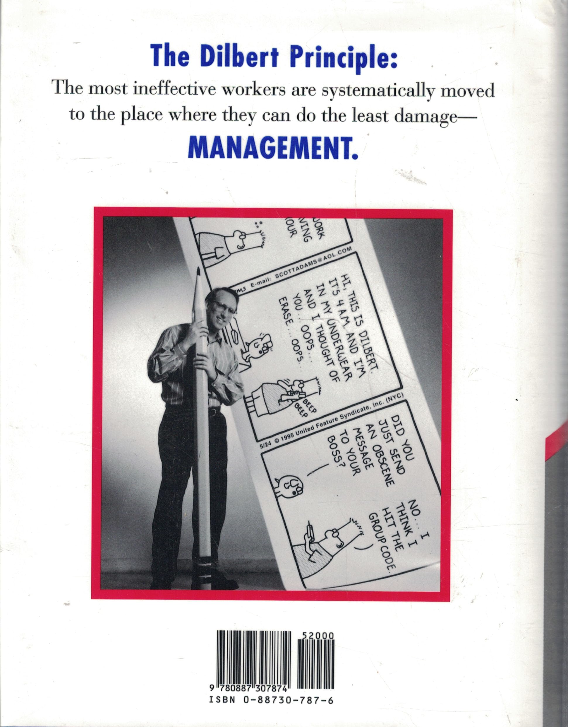 The Dilbert Principle: A Cubicle's-Eye View of Bosses, Meetings, Management Fads & Other Workplace Afflictions used book depot