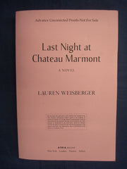 Last Night at Chateau Marmont: A Novel used book depot