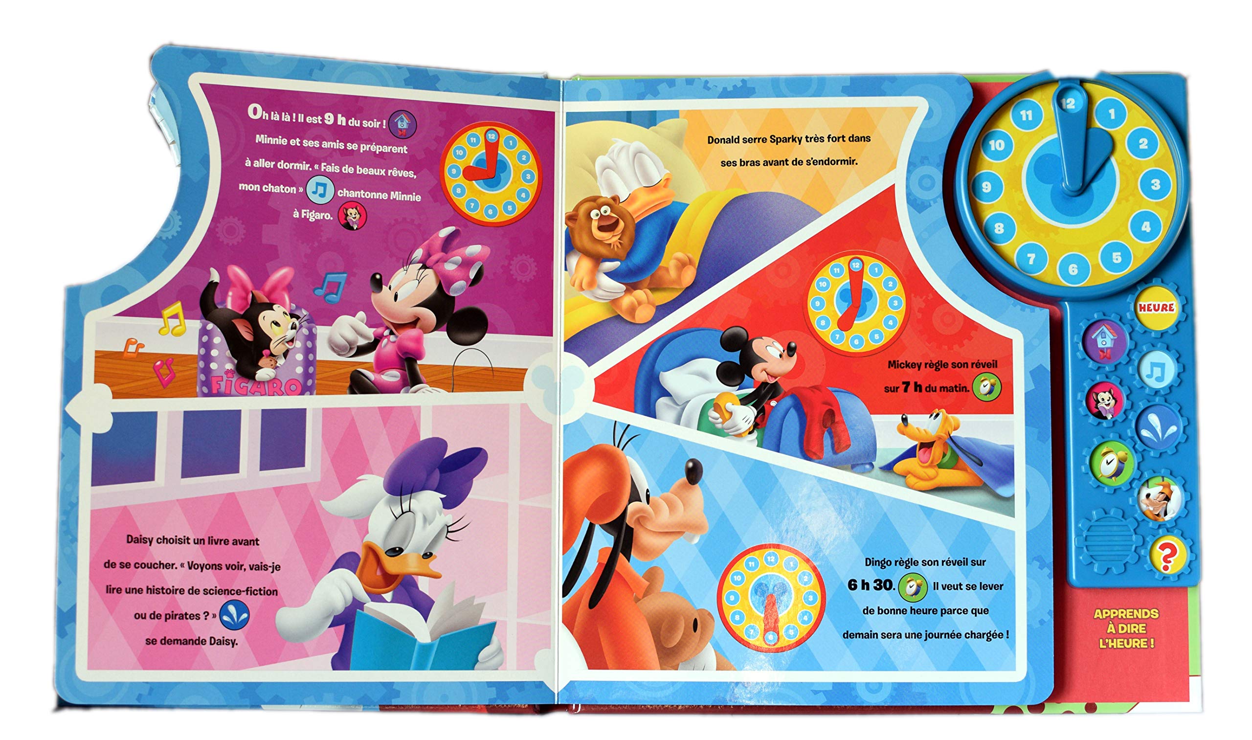 LA MAISON DE MICKEY - APPRENDS-MOI A LIRE L'HEURE
