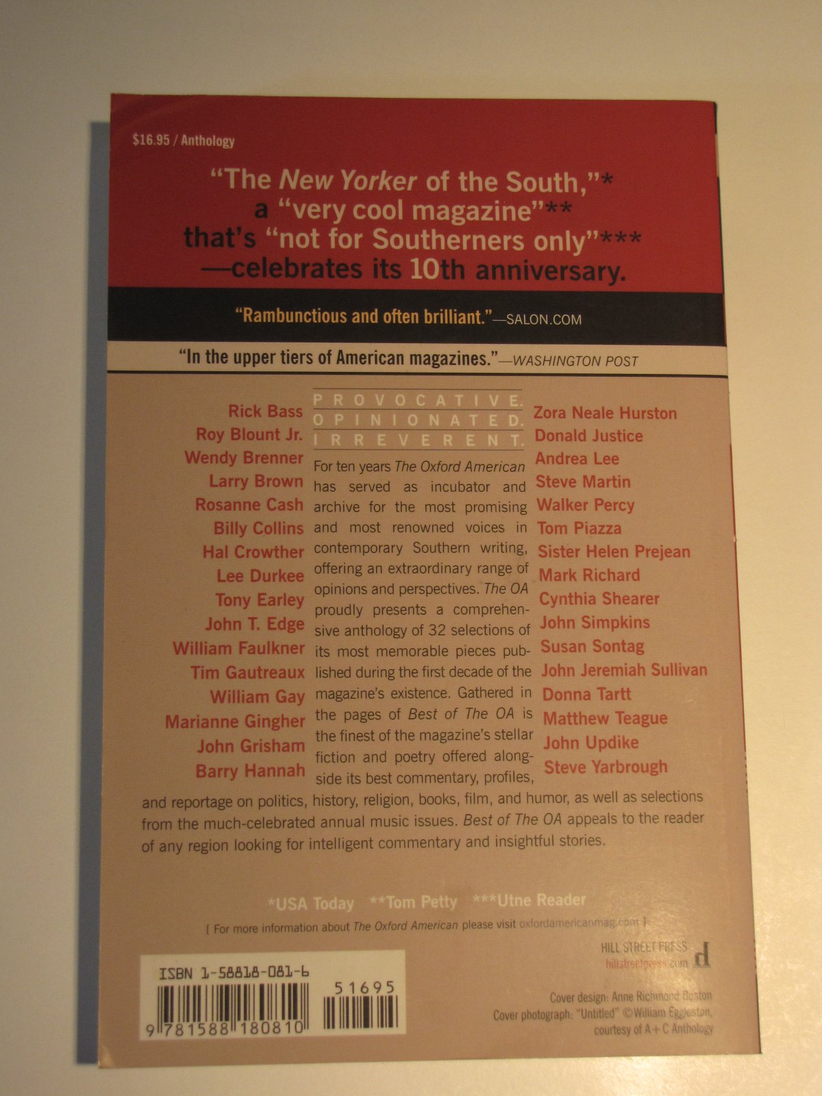 Best of the Oxford American: Ten Years from the Southern Magazine of Good Writing used book depot