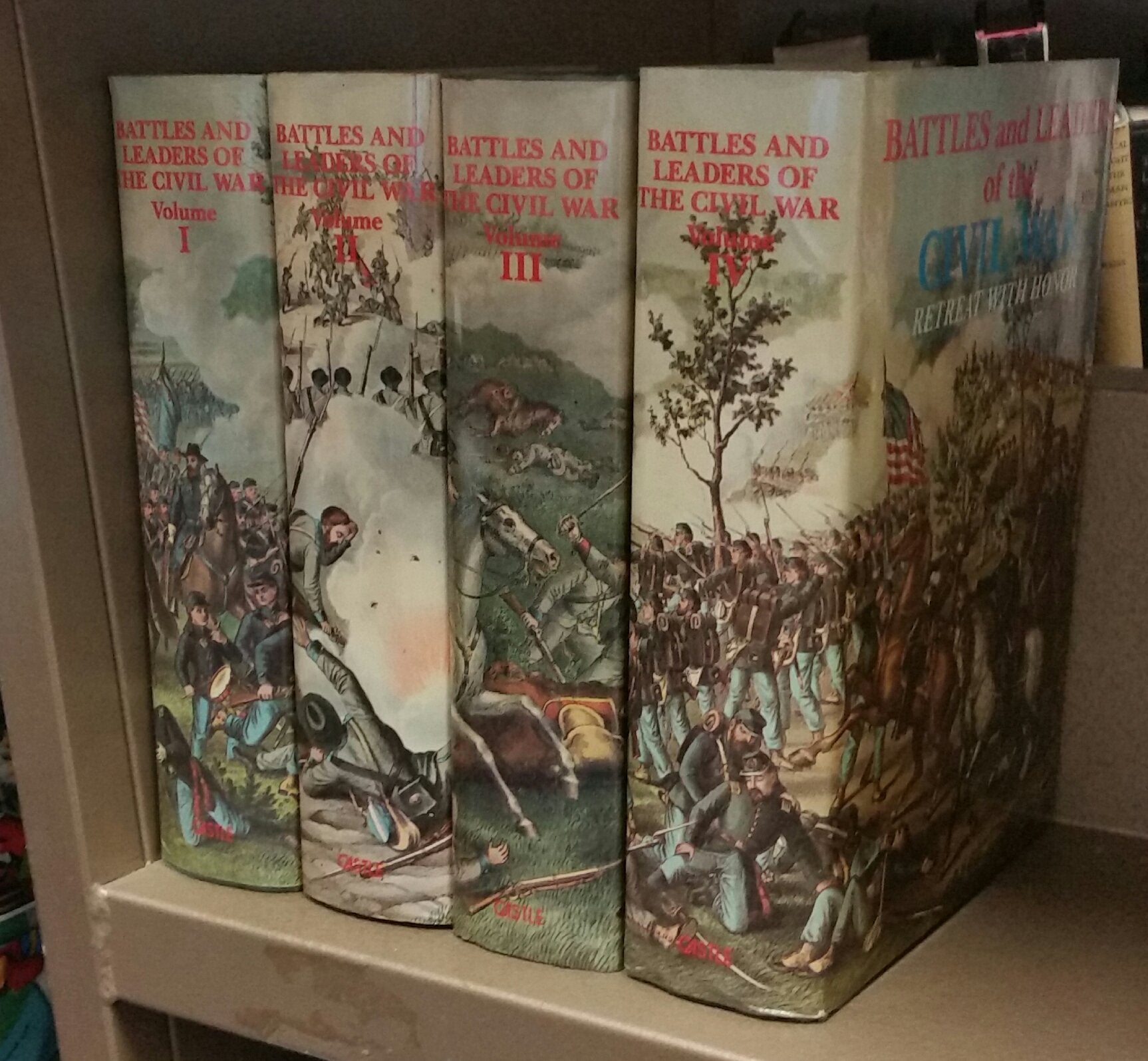 Battles and Leaders of the Civil War (4 Volume Set) used book depot