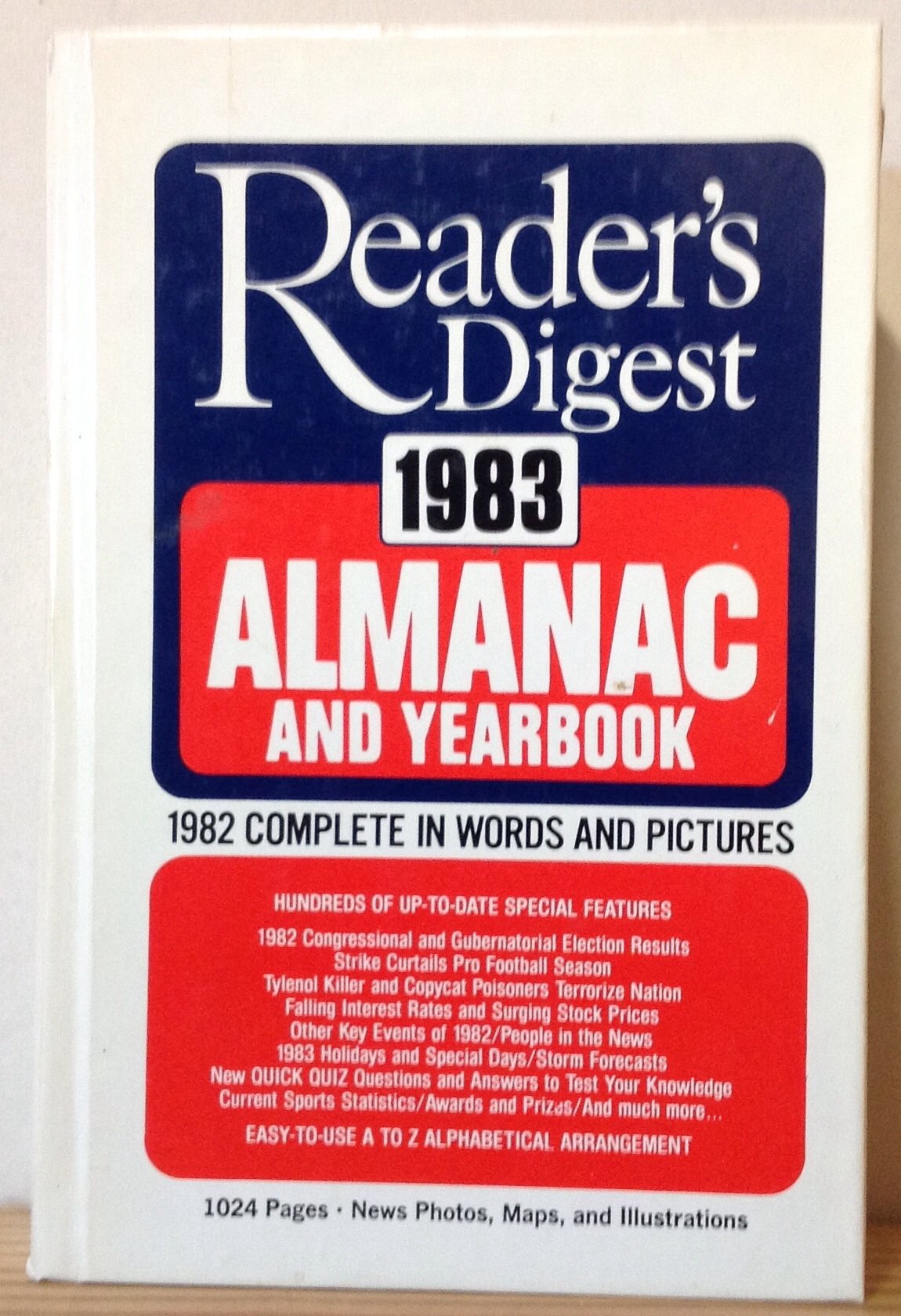 Reader's Digest 1983 Almanac And Yearbook used book depot