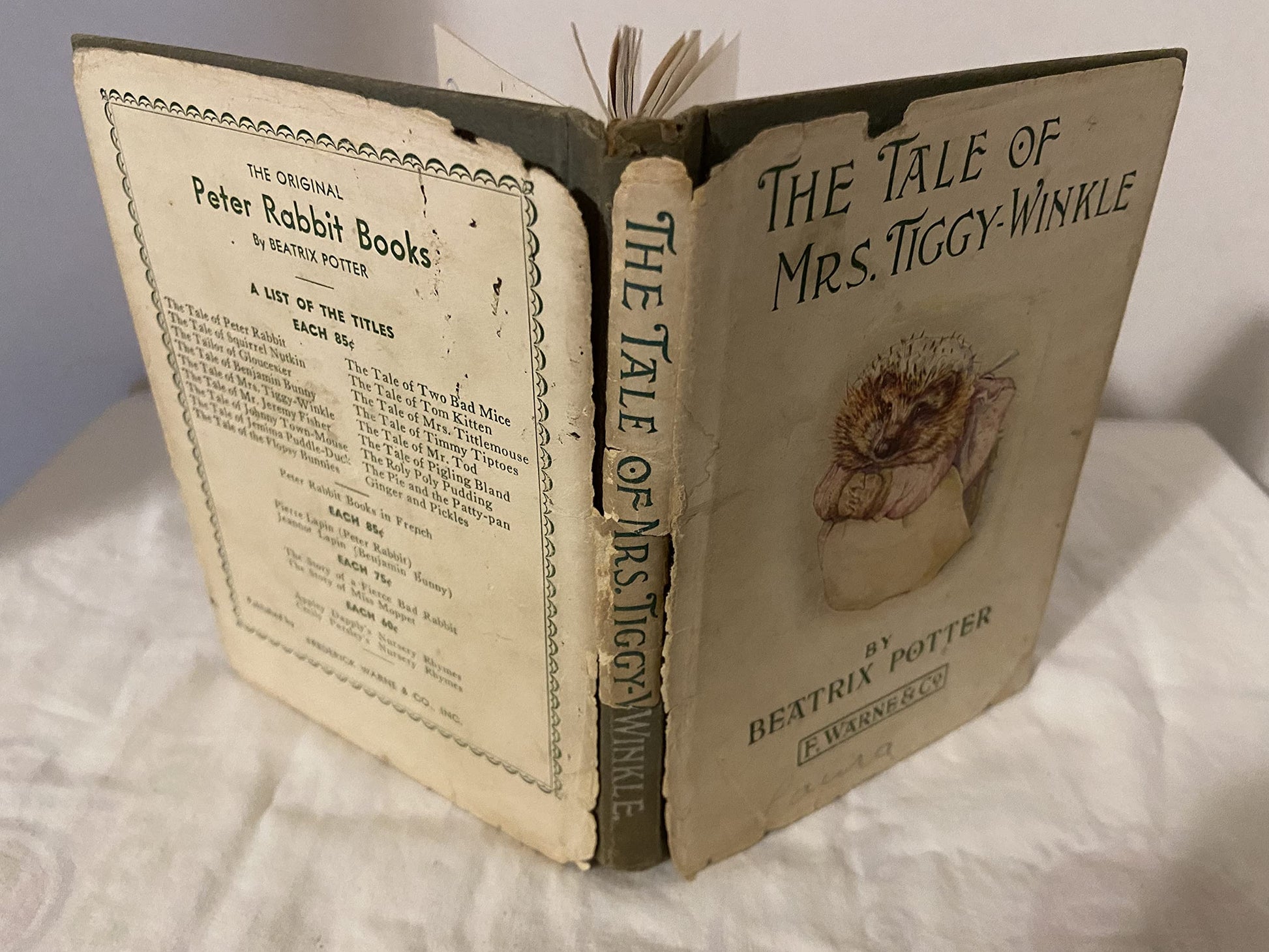 The Tale of Mrs. Tiggy-Winkle used book depot