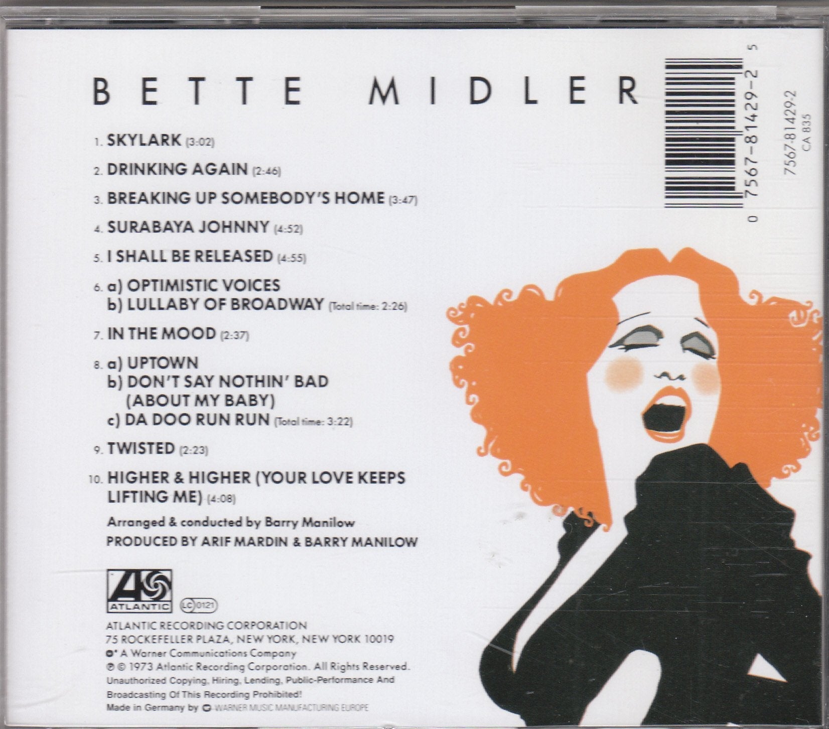 Bette Midler used book depot