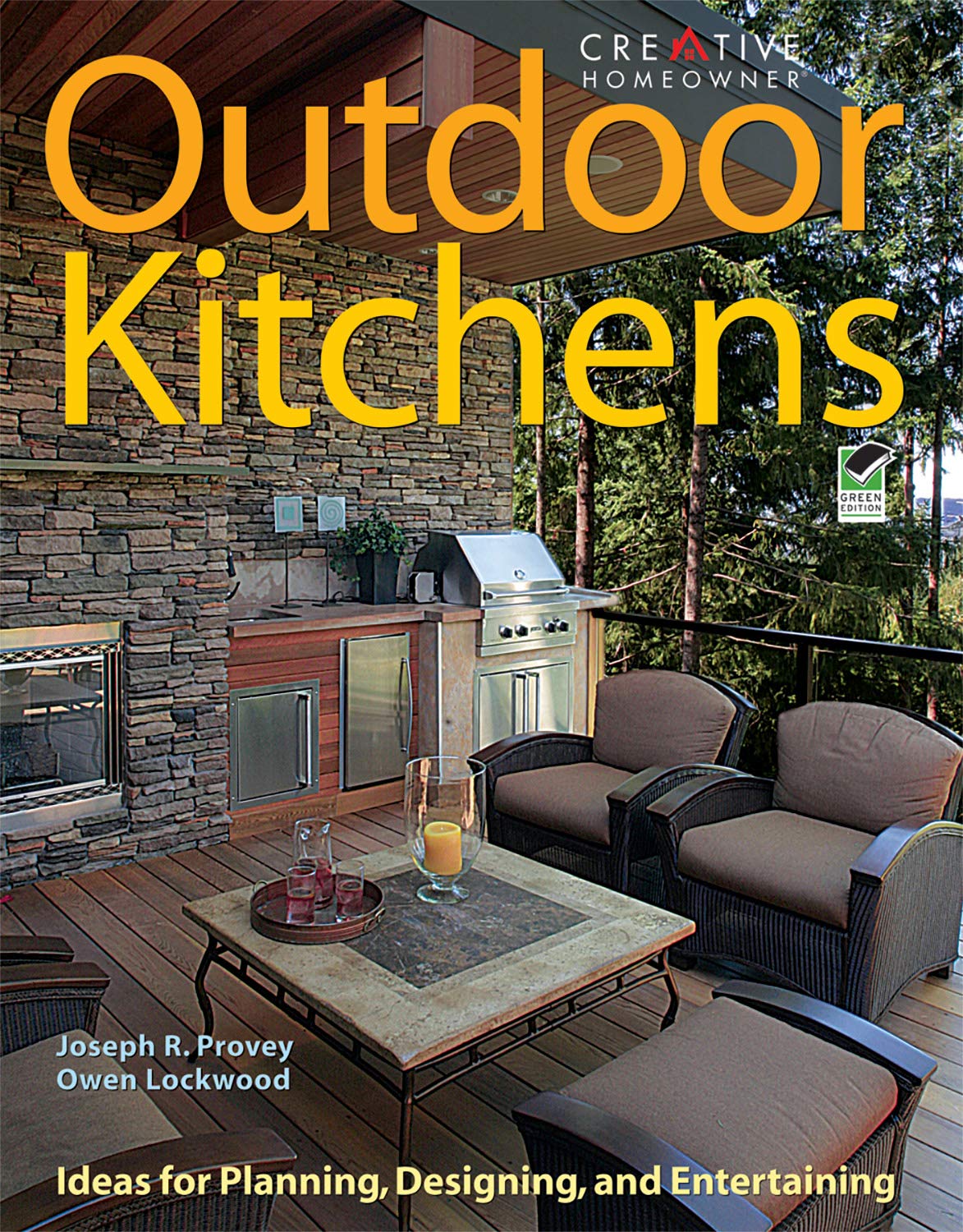 Outdoor Kitchens: Ideas for Planning, Designing, and Entertaining (Creative Homeowner) Over 300 Photos and Advice on Location, Size, Features, Appliances, Cost, Heating, Cooling, Furniture, a used book depot