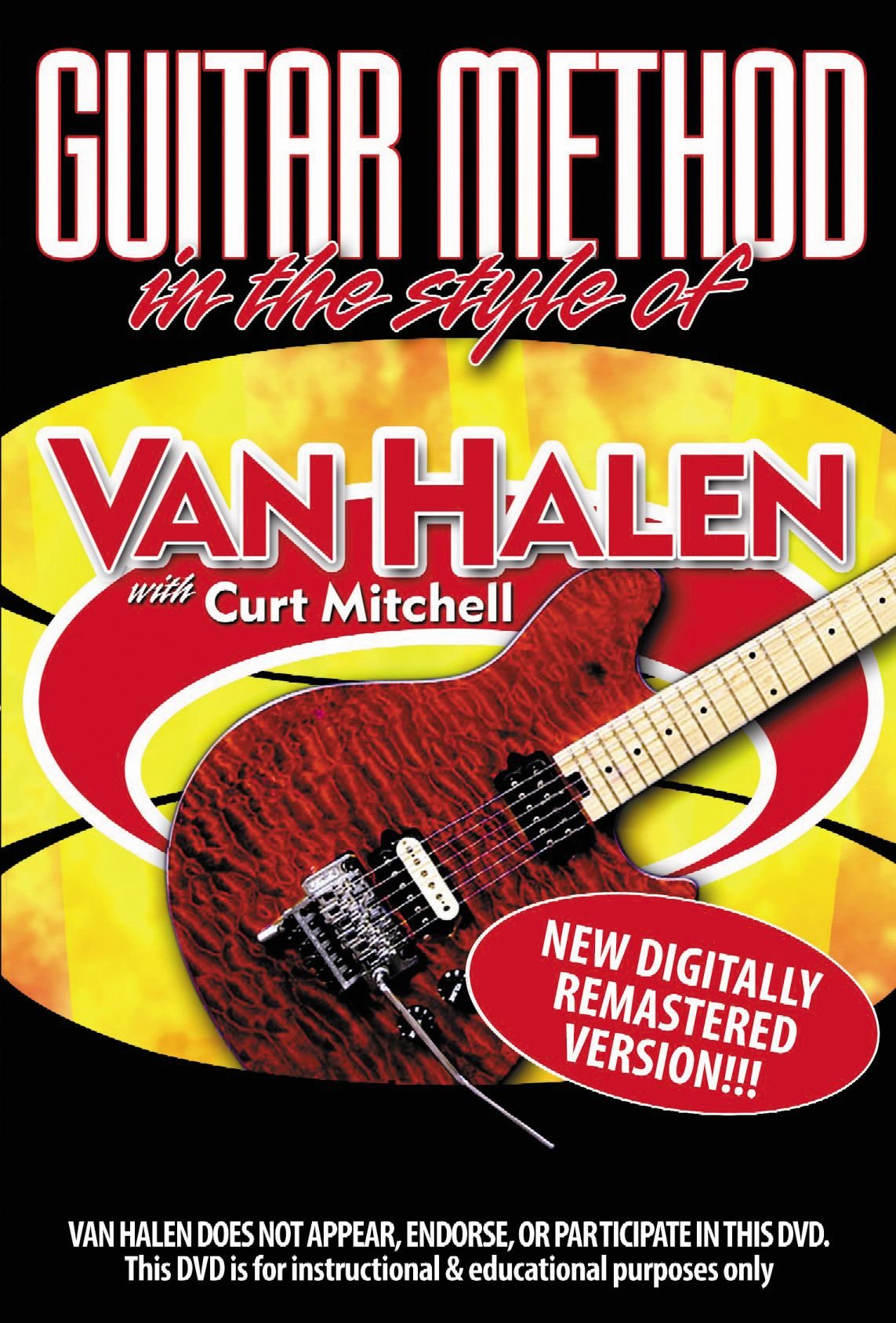 Guitar Method - In the Style of Van Halen (New Digitally Remastered Version!!!) [DVD] used book depot
