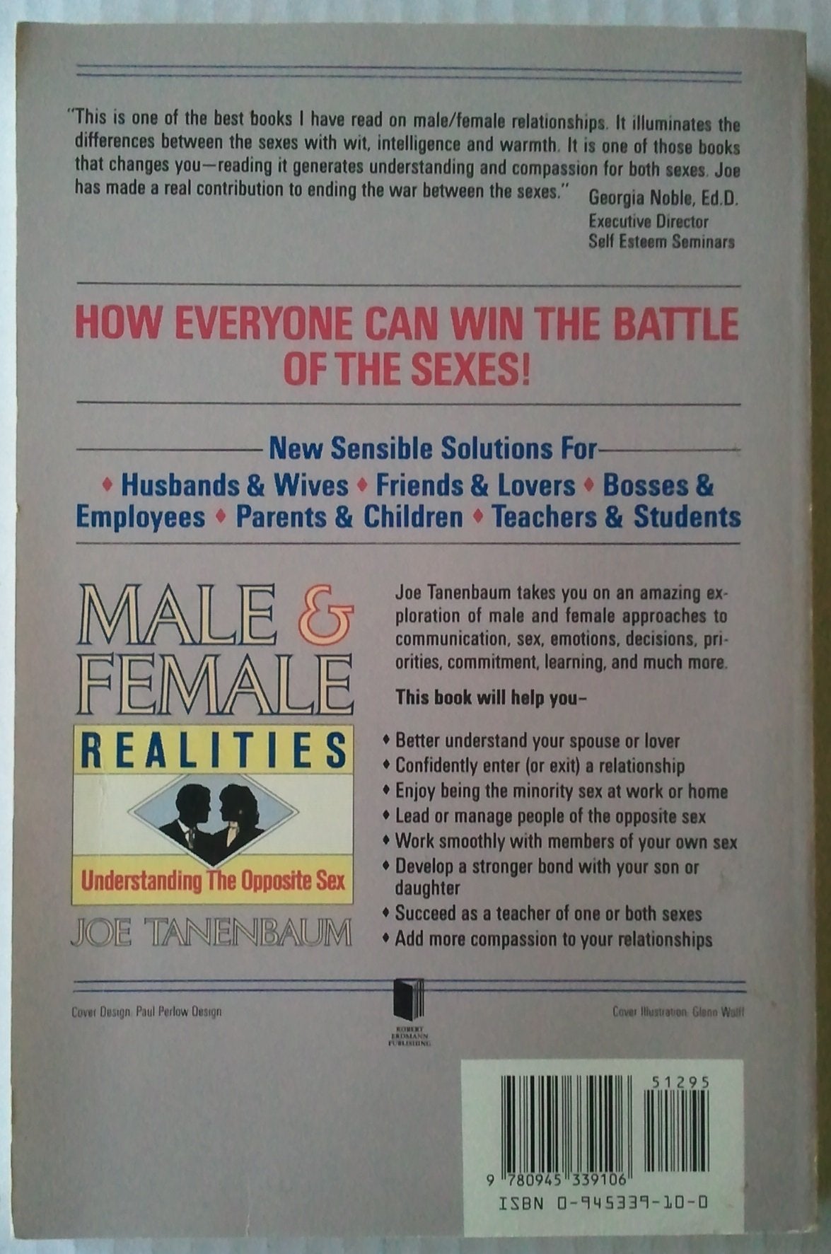 Male and Female Realities: Understanding the Opposite Sex used book depot