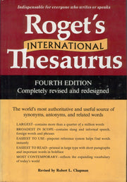 Roget's International Thesaurus-Fourth Edition, Completely Revised and Redesigned used book depot