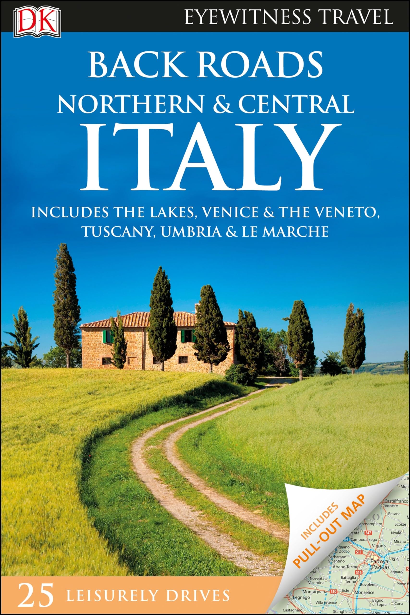 DK Eyewitness Back Roads Northern and Central Italy (Travel Guide) used book depot